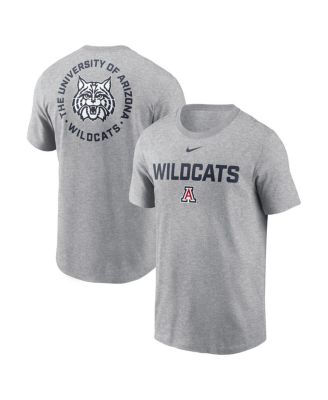 Nike - Men's Heather Gray Arizona Wildcats Campus 2-Hit T-Shirt