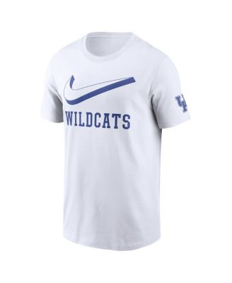 Men's White Kentucky Wildcats Primetime 2-Hit Swoosh T-Shirt