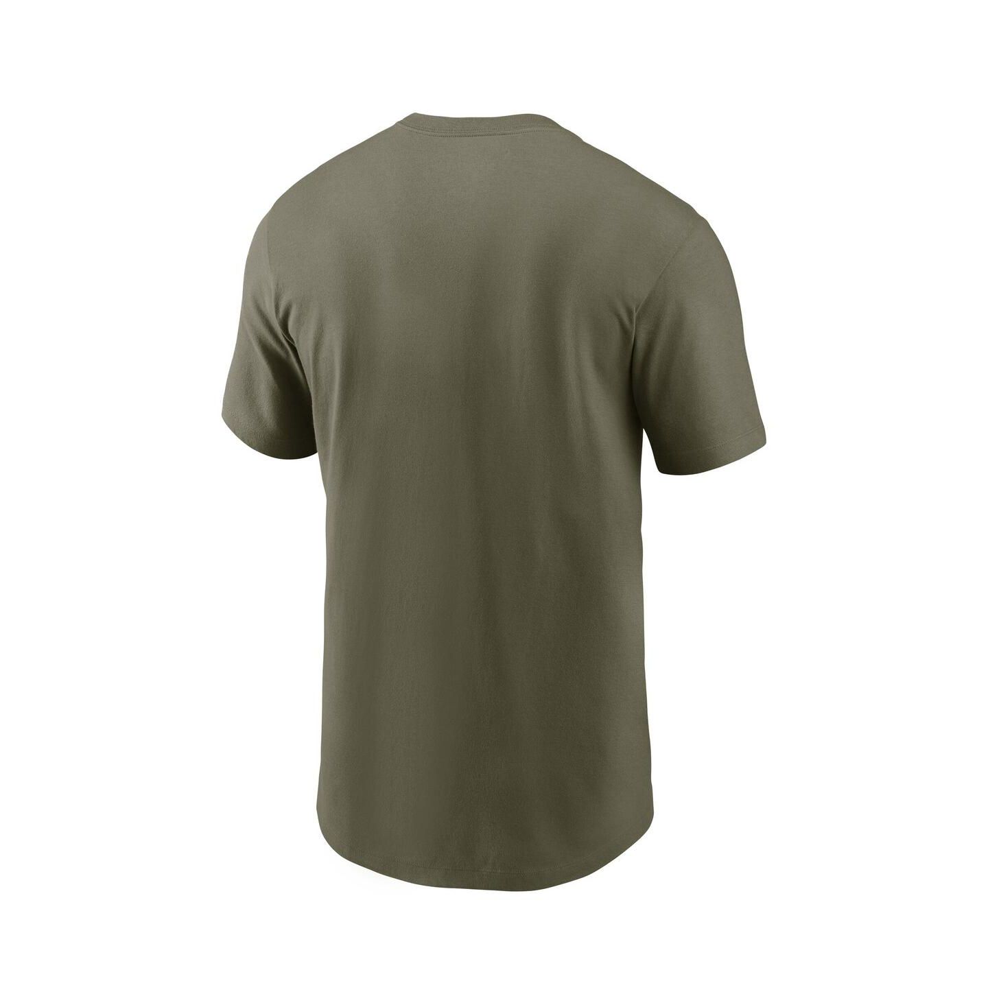 Мужская футболка Nike Olive Michigan State Spartans Primetime Logo Performance — фото 2