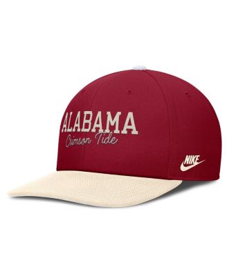 Men's Crimson/Cream Alabama Crimson Tide Pro Legacy Script Snapback Hat