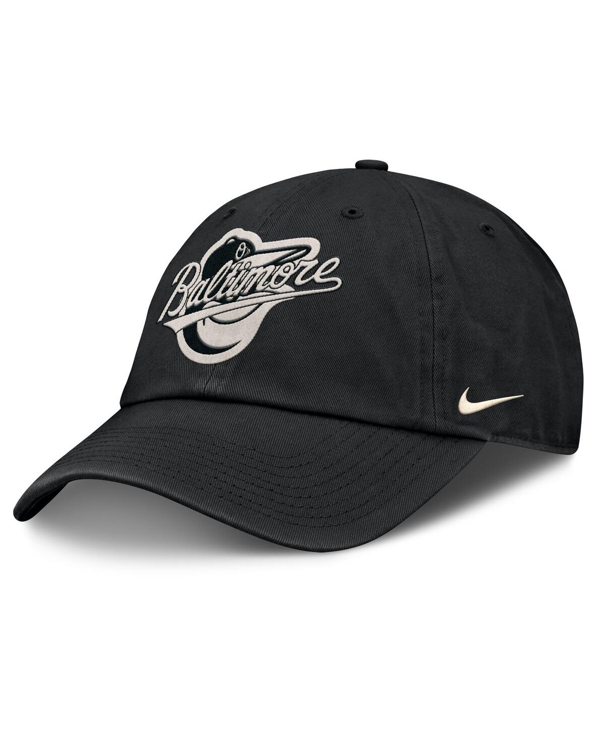 Nike Men's Black Baltimore Orioles Statement Club Adjustable Hat