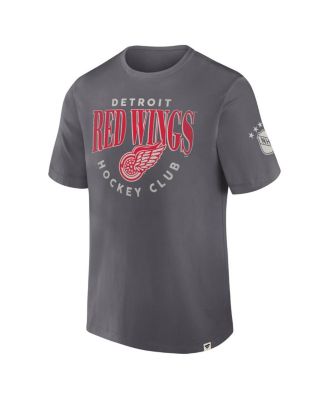 Men's Gray Detroit Red Wings Decades Collection Made To Last T-Shirt