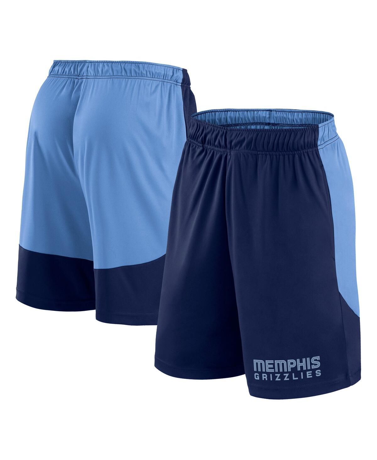 Men's Navy Memphis Grizzlies Launch Performance Shorts - Navy