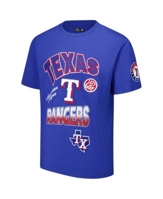 Men's Royal Texas Rangers Turn It Up Dropped Shoulder T-Shirt