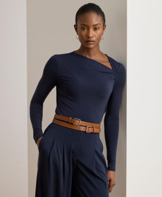 Women's Stretch Jersey Asymmetrical Top