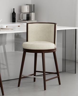 Evalyn 37.6" Upholstered Counter Stool