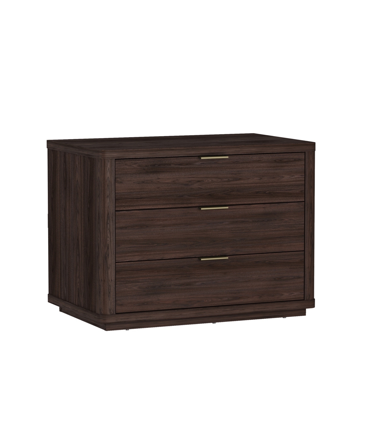 Manhattan Comfort Evelyn 32" 3-Drawer Nightstand
