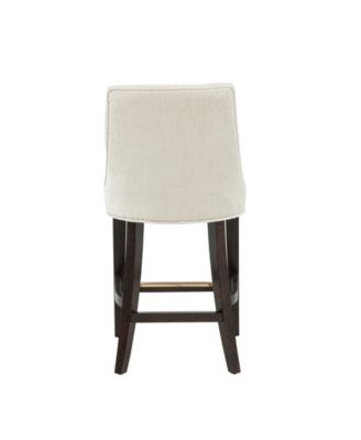 Beever 38.4" Chenille Upholstered Counter Stool