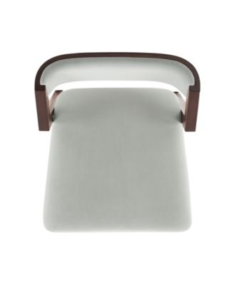 Patricia 36.2" Velvet Upholstered Counter Stool