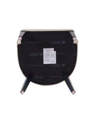 Hillman Leatherette Upholstered Dining Armchair