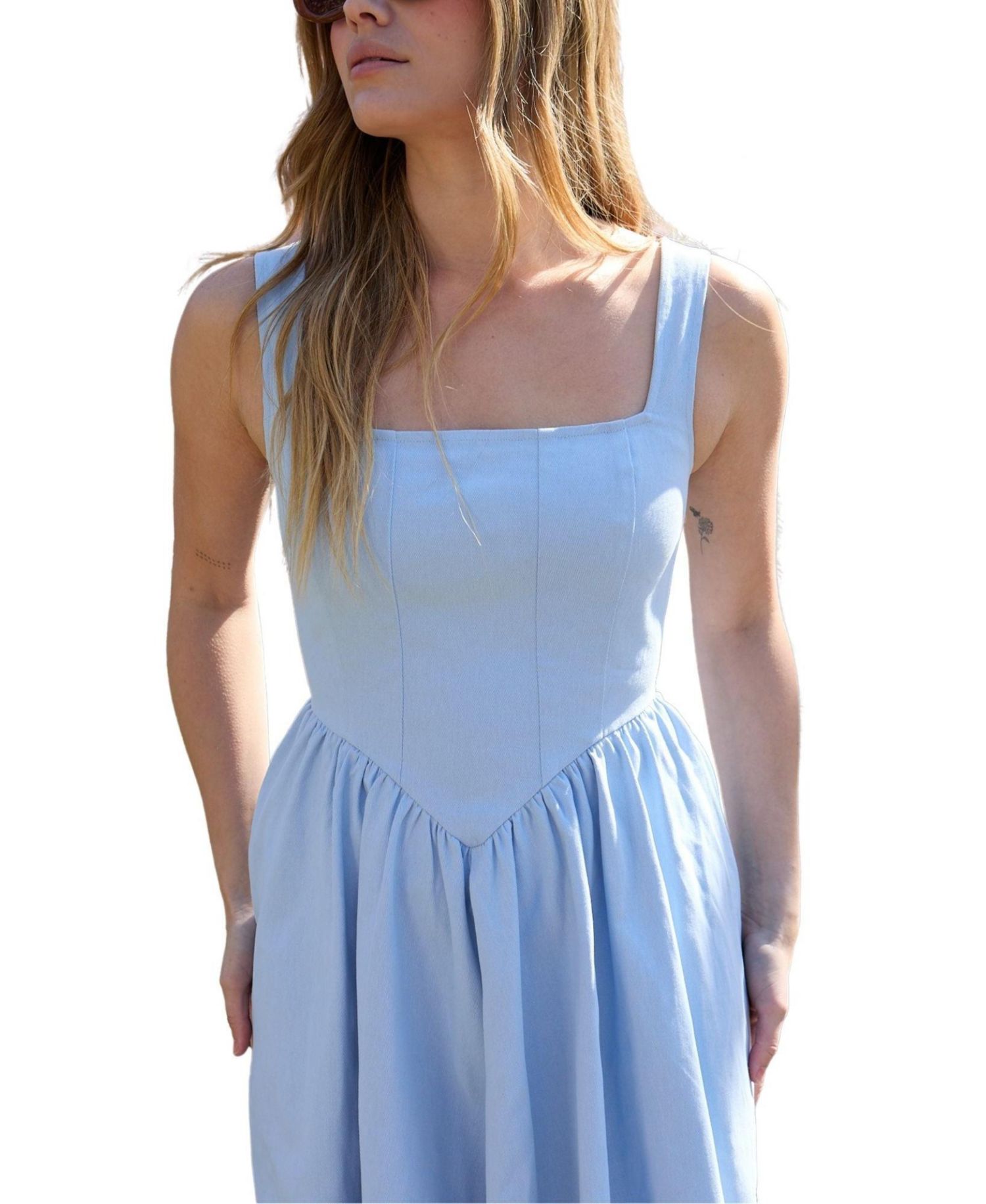 Women's Hayley Corset Inspired Midi Dress