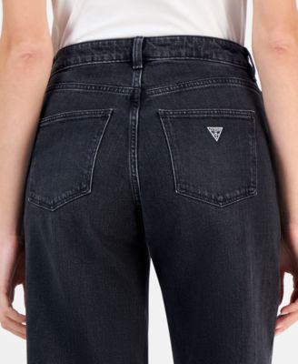 Women's High-Rise Wide-Leg Ankle-Length Jeans 