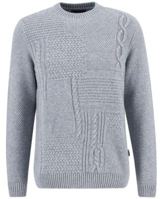 Men's Casey Textured Cable Knit Crewneck Sweater