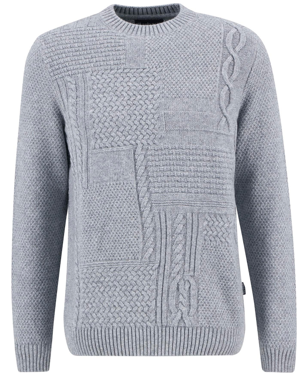 Barbour Men's Casey Textured Cable Knit Crewneck Sweater