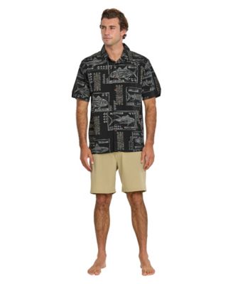 Quiksilver Men's Block Fish Woven Shirt