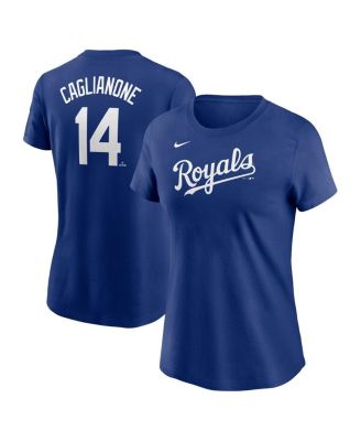 Nike - Women's Jac Caglianone Royal Kansas City Royals Fuse Name Number T-Shirt
