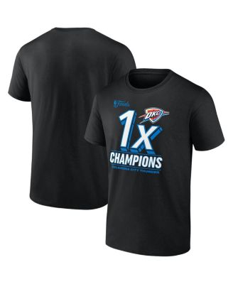 Fanatics - Men's Black Oklahoma City Thunder 2025 NBA Finals Champions Dunk Contest T-Shirt