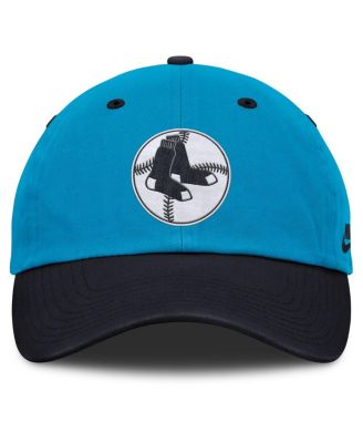 Men's Blue/Navy Boston Red Sox Neon 90s Club Adjustable Hat