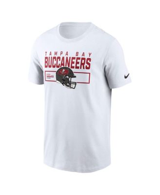 Men's White Tampa Bay Buccaneers Primetime Helmet Essential T-Shirt