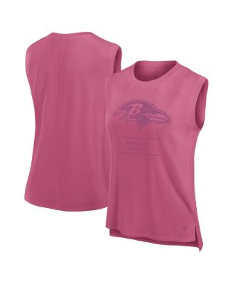 Fanatics - Women's Pink Baltimore Ravens Studio Embrace Tank Top