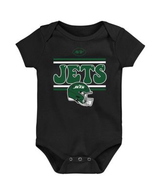 Baby Boys and Girls 3-Piece New York Jets Play Day Bodysuit Set