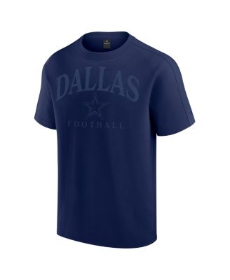 Men's and Women's Navy Dallas Cowboys Elements Flex Tri-Blend T-Shirt