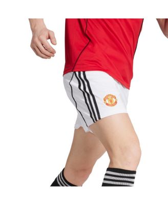 Men's White Manchester United 2025/26 Home AEROREADY Replica Shorts
