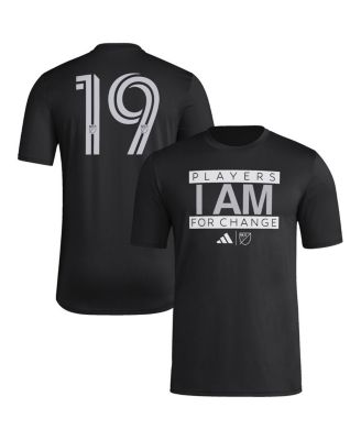 adidas - Men's Black MLS 2024 "I AM 19" Pre-Match T-Shirt
