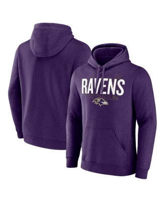Fanatics - Men's Purple Baltimore Ravens Pylon Outline Pullover Hoodie