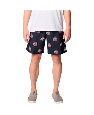 Columbia - Men's Black Ohio State Buckeyes Big Tall Back cast Shorts