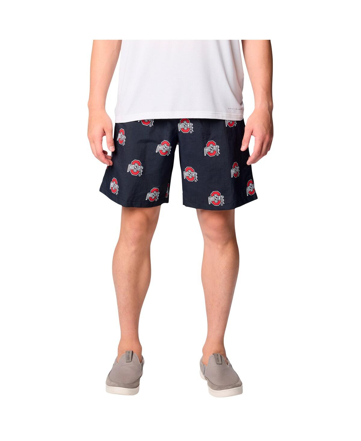 Men's Black Ohio State Buckeyes Big Tall Back Cast Shorts - Black
