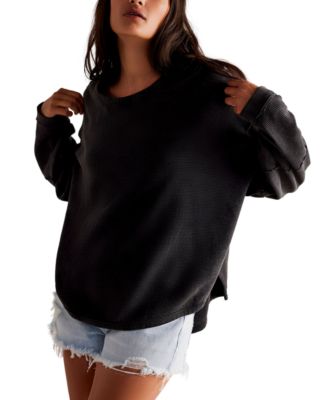 Women's Total Eclipse Ribbed Dolman-Sleeve T-Shirt