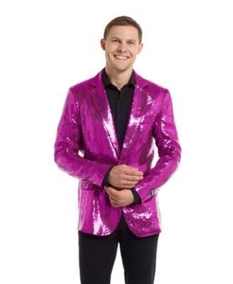 Men's Shiny Party Blazer - Sequins USA