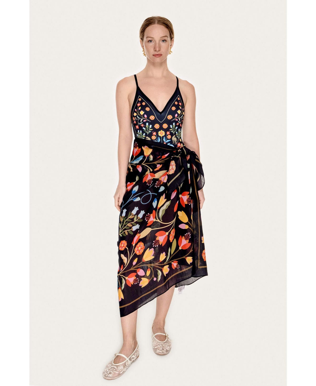Women's Beach Sarong Wrap - Night Imagination