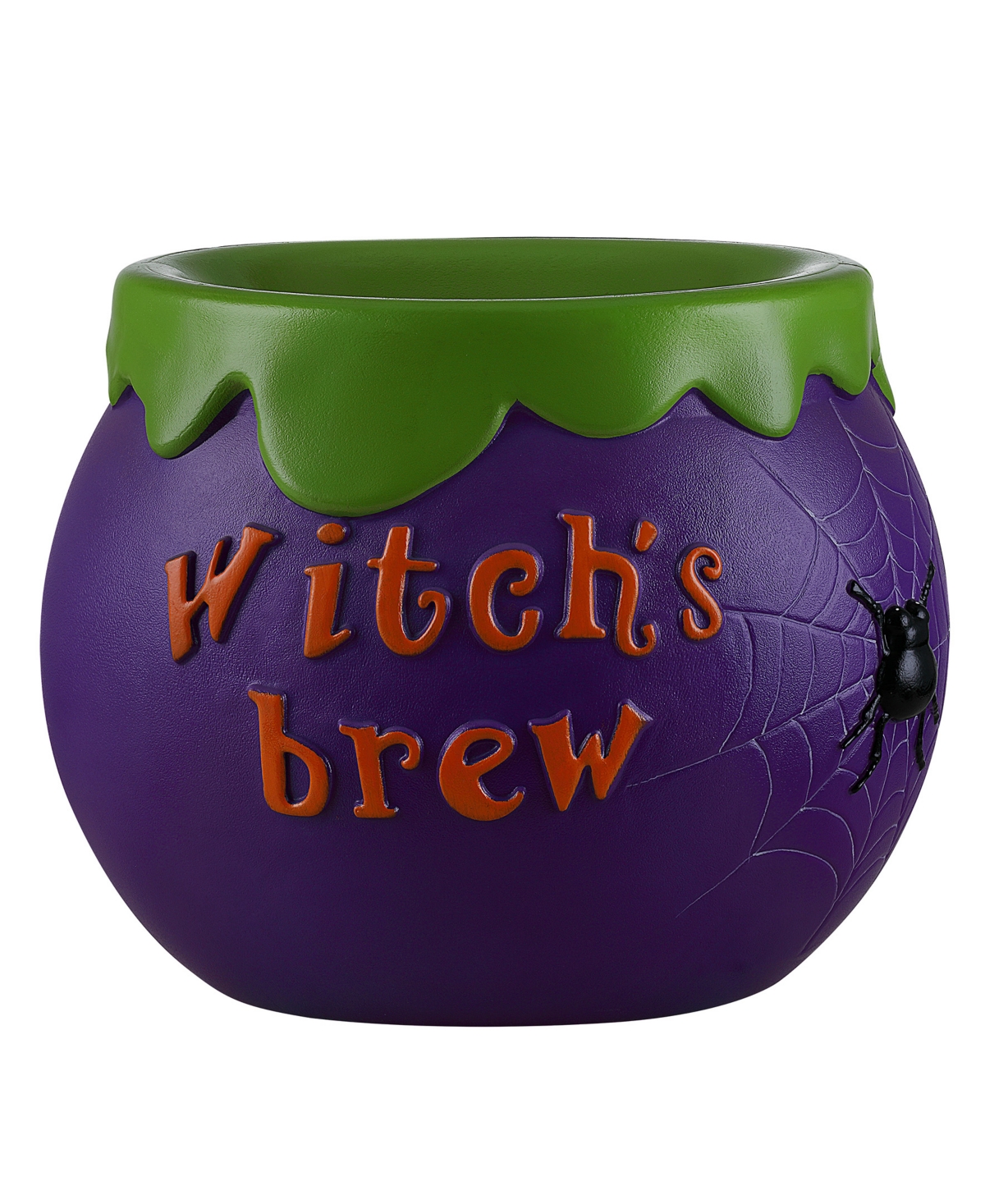 Mr. Halloween 14" Cauldron Lit Blow Mold Candy Bowl In Multi