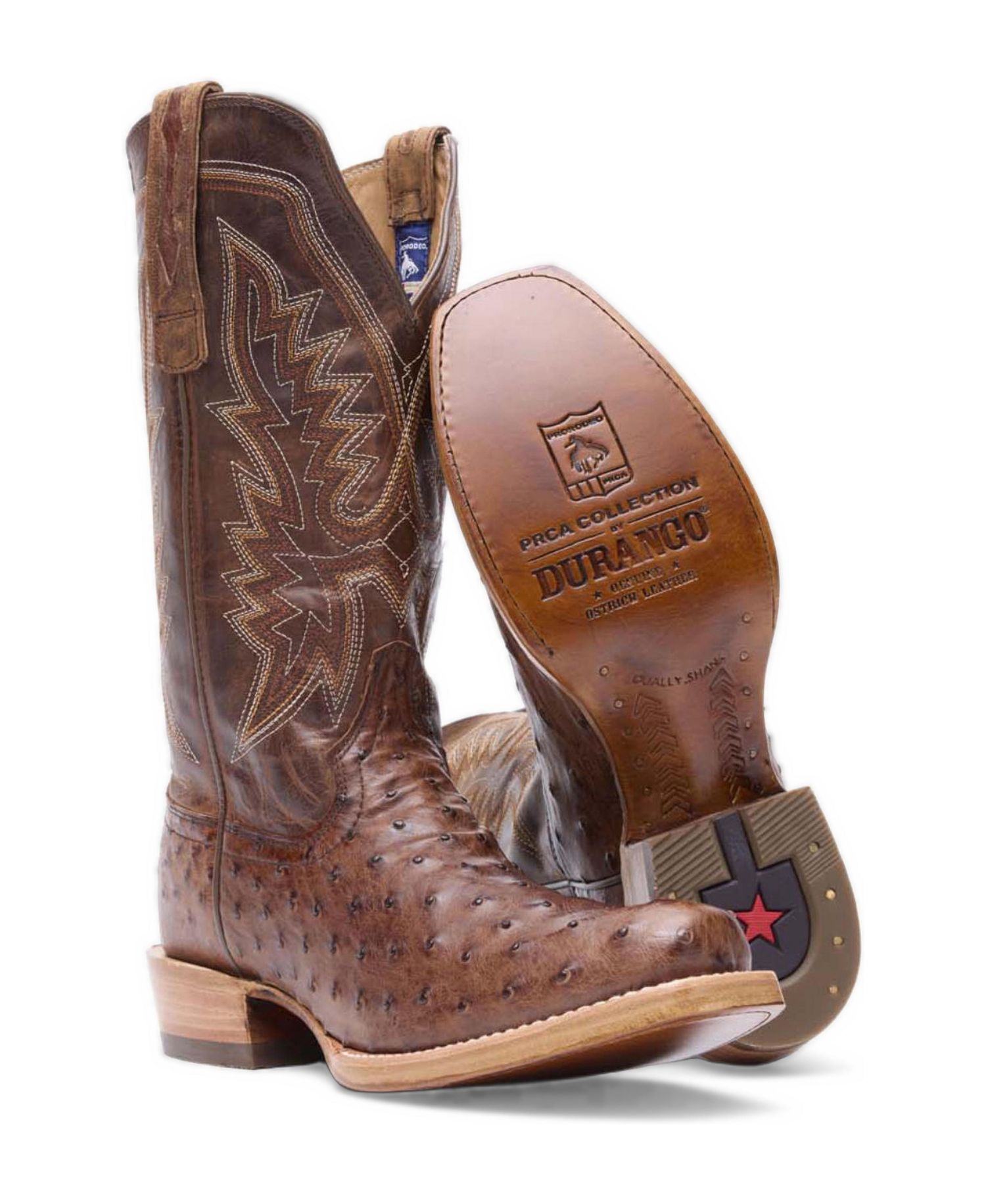 Men's PRCA Collection Full-Quill Ostrich Western Boot