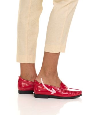 Womens Newbury Street Hands-Free Slip On Technology Penny Loafers