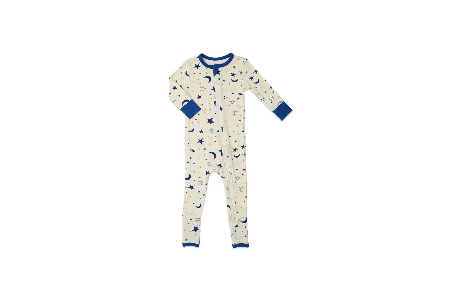 Baby Boys Convertible Romper Fitted Long Sleeve Pajama