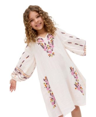 Little Girls Raffya Lavender Dress