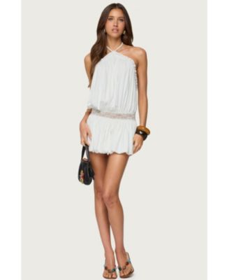 Women's Aida Backless Bubble Mini Dress