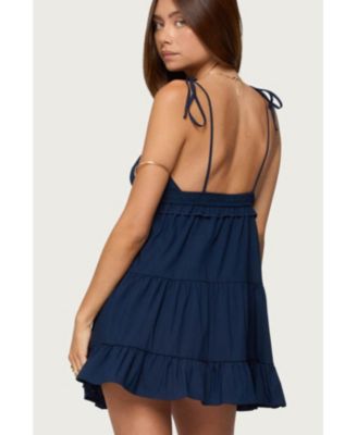 Women's Sontana Ruched Tiered Mini Dress