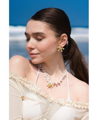 Classicharms Lila Starfish Stud Earrings