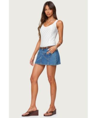 Womens Clementina Eyelet Bodysuit