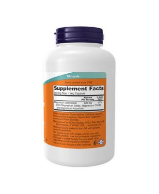 Magnesium ,400 mg ,180 Caps