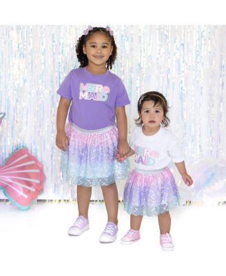 Baby Girl's Sparkling Mermaid Bow Baby Headband