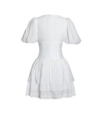 Women's Caitlyn Bubble Sleeve Layered Mini Corset Dress