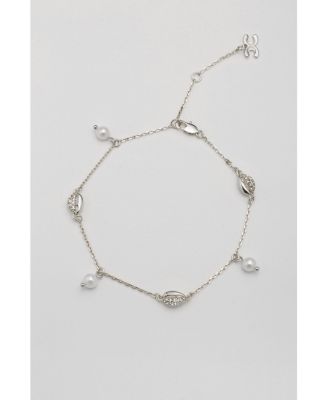 Classicharms Lucia Shell Whisper Anklet - Silver 89$