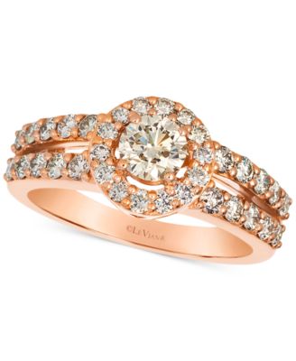Nude Diamond Ring (1-1/4 ct. t.w.) in 14k Rose Gold