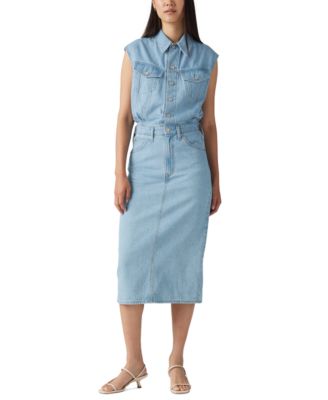 Levi's - Women's Cotton Iconic Sleeveless Denim Dress