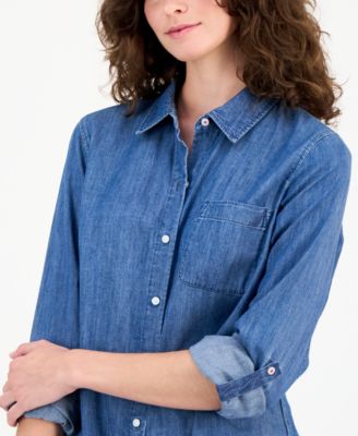 Women's Chambray Utility Shirt